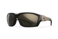 Wiley X WX ALPINE — Captivate Polarized - Tungsten Mirror - Grey, Matte Black/Tan by Wiley X - Ballistic Eyewear