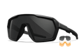 Wiley X WX CITADEL — Grey + Clear + Light Rust, Matte Black by Wiley X - Tactical Eyewear - Changeable