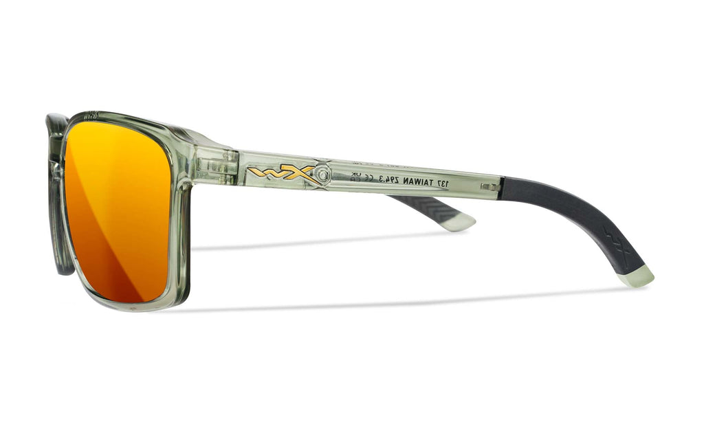 Wiley X WX ALFA — Captivate Polarized - Bronze Mirror - Copper, Gloss Crystal Light Olive