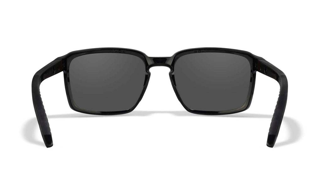 Wiley X WX ALFA — Captivate Polarized -  Grey, Gloss Black