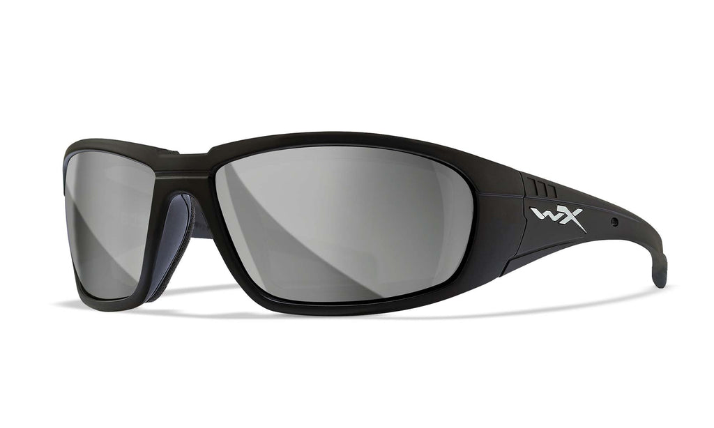 Wiley X WX BOSS — Silver Flash -  Grey, Matte Black