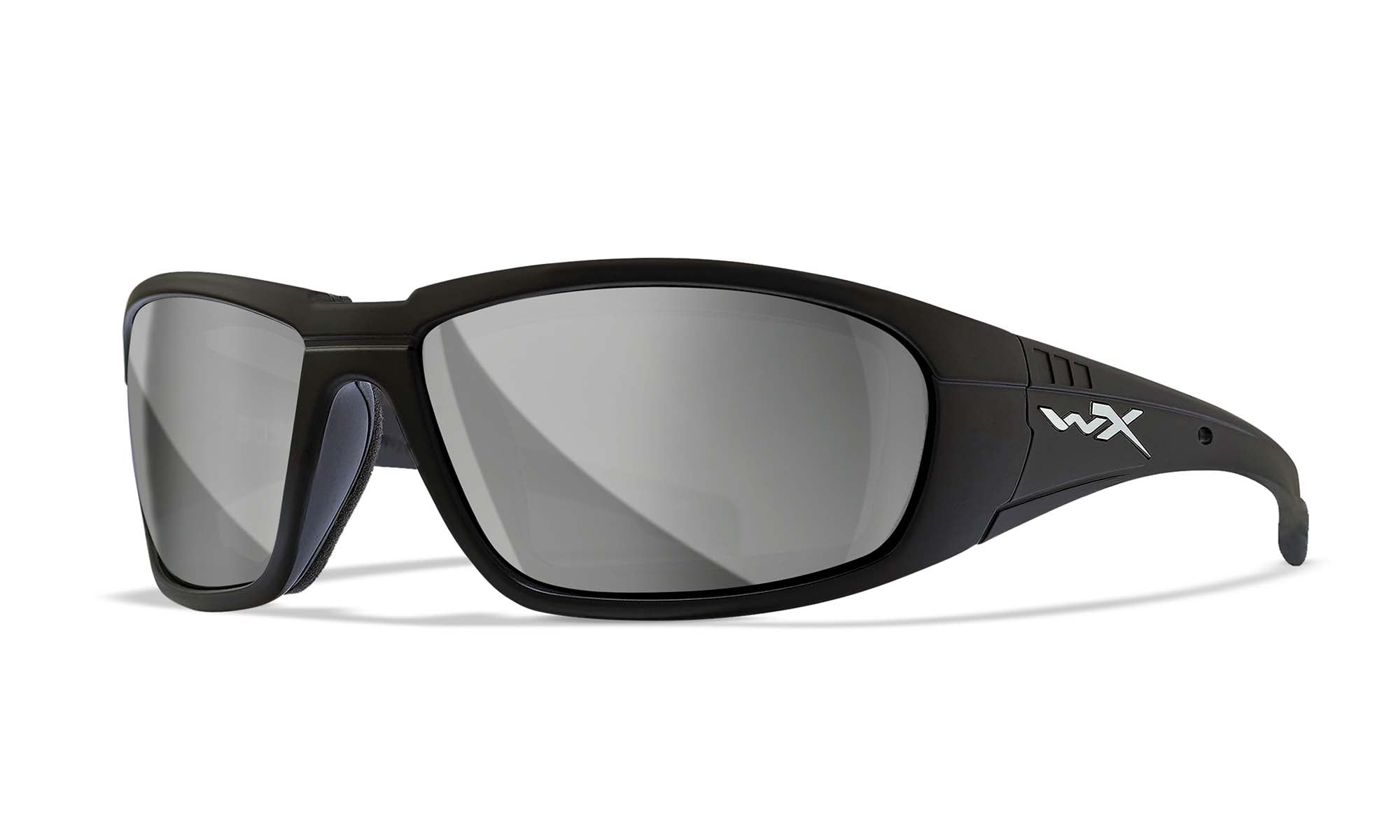 Wiley X WX BOSS — Silver Flash -  Grey, Matte Black