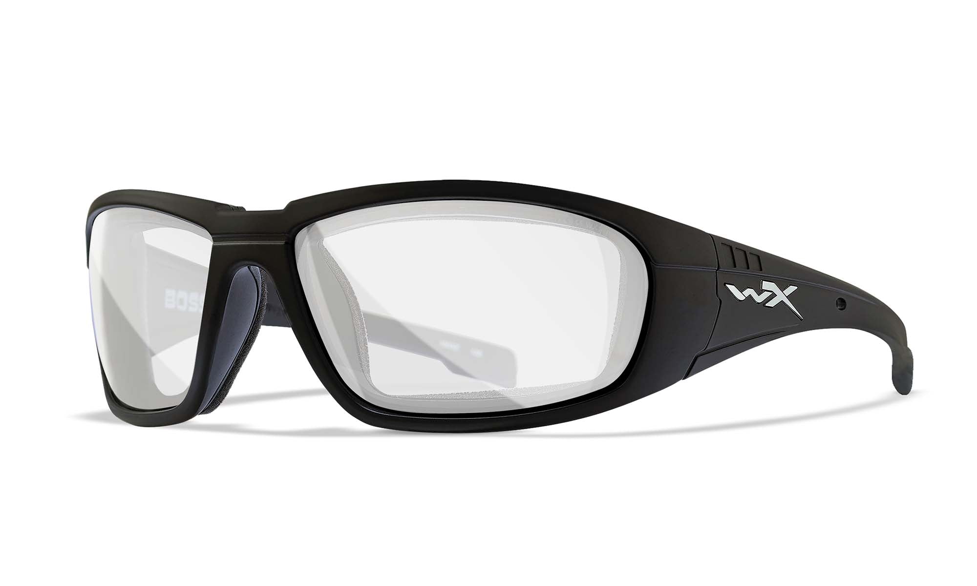 Wiley X WX BOSS — Clear, Matte Black
