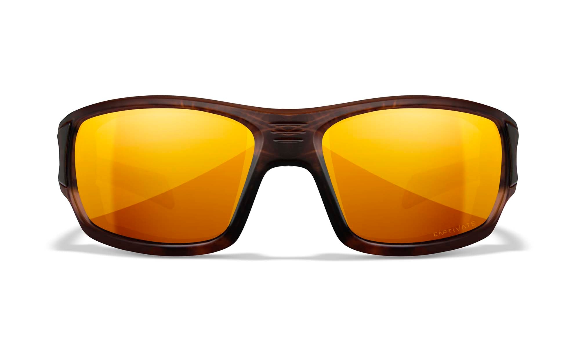 Wiley X WX BREACH — Captivate Polarized - Bronze Mirror - Copper, Matte Hickory Brown