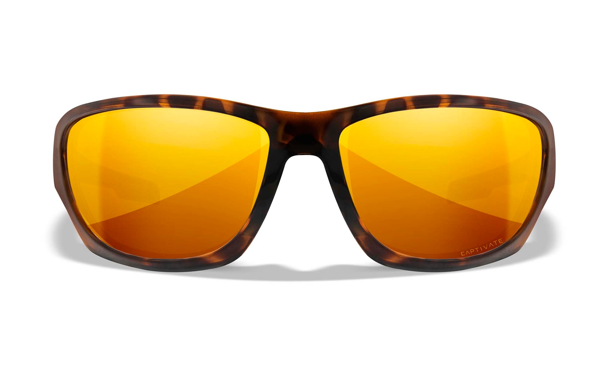 Wiley X WX CLIMB — Captivate Polarized - Bronze Mirror - Copper, Gloss Tortoise