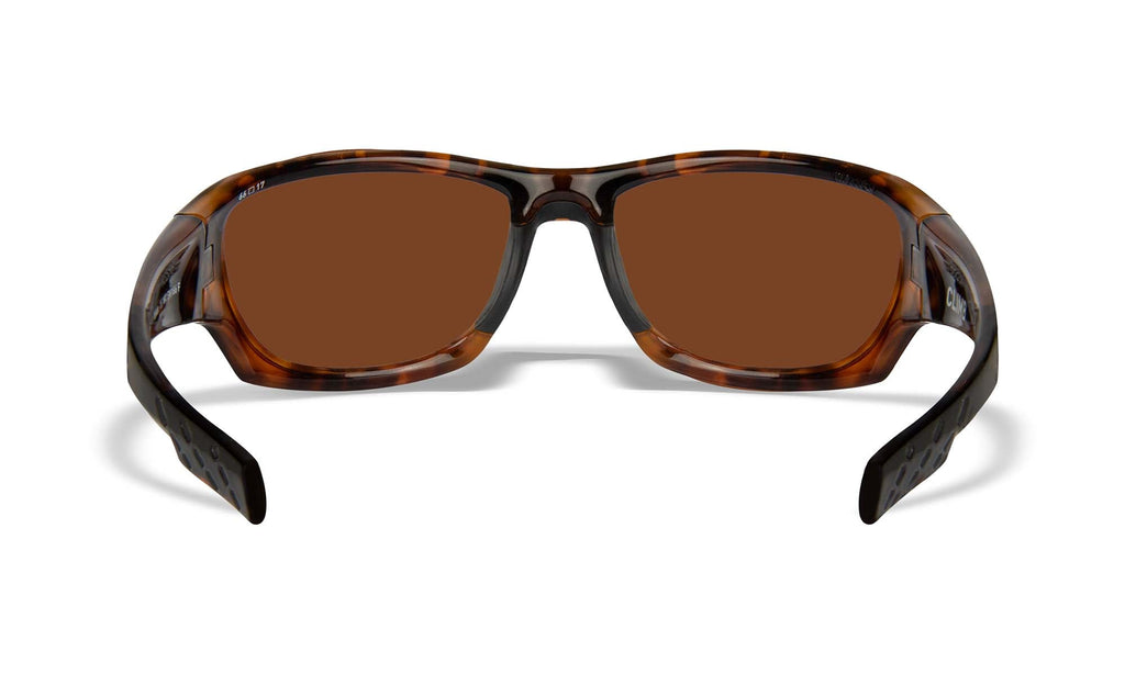 Wiley X WX CLIMB — Captivate Polarized - Bronze Mirror - Copper, Gloss Tortoise