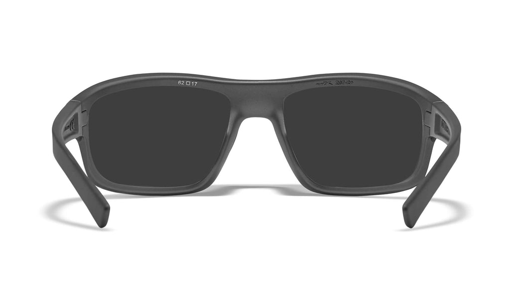 Wiley X WX CONTEND — Captivate Polarized - Blue Mirror -  Grey, Matte Graphite