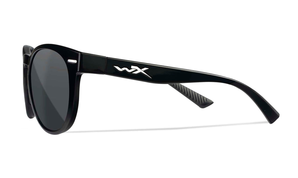 Wiley X WX COVERT — Grey, Gloss Black