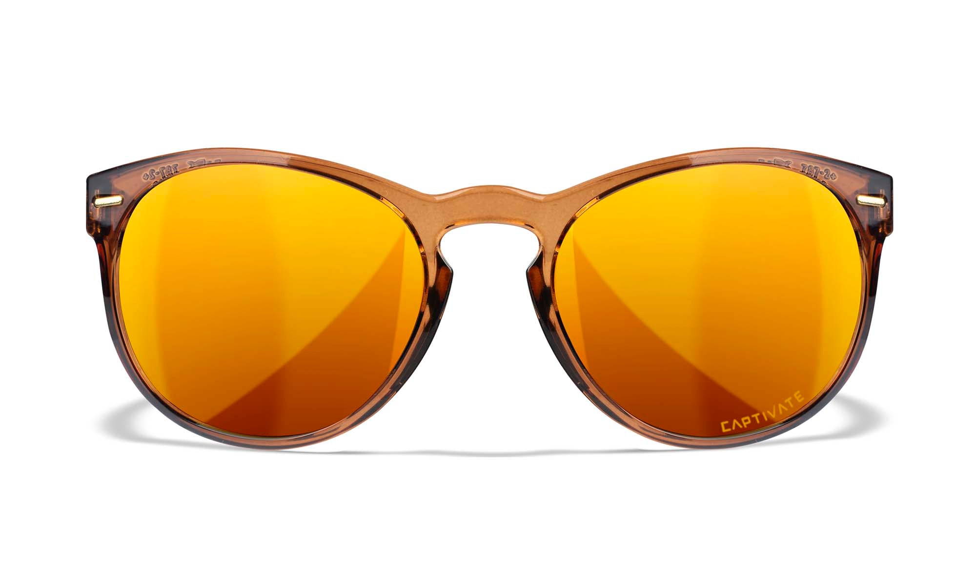 Wiley X WX COVERT — Captivate Polarized - Bronze Mirror - Copper, Crystal Rootbeer