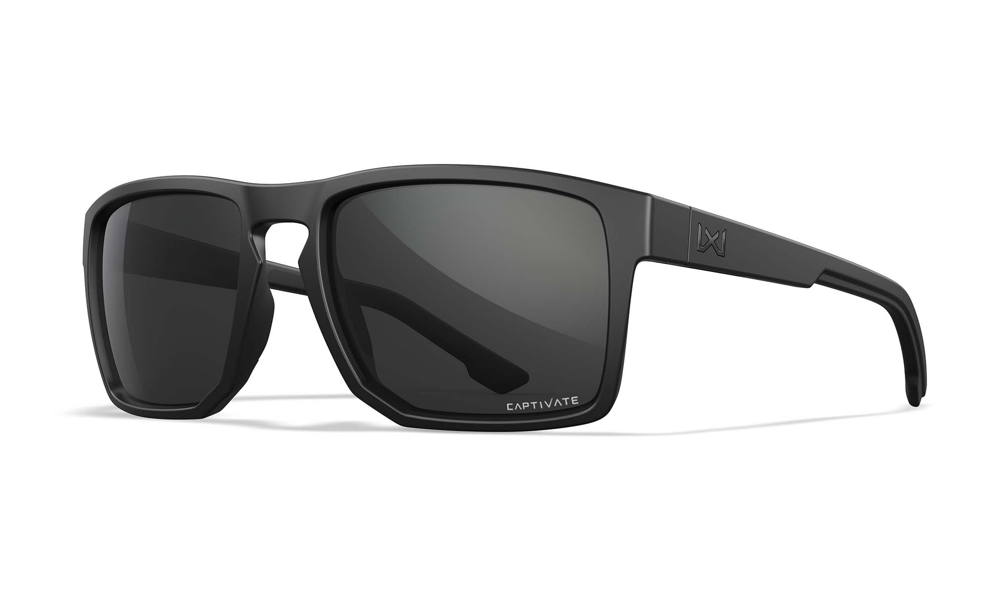 Wiley X WX FOUNDER — Captivate Grey, Black Ops - Matte Black