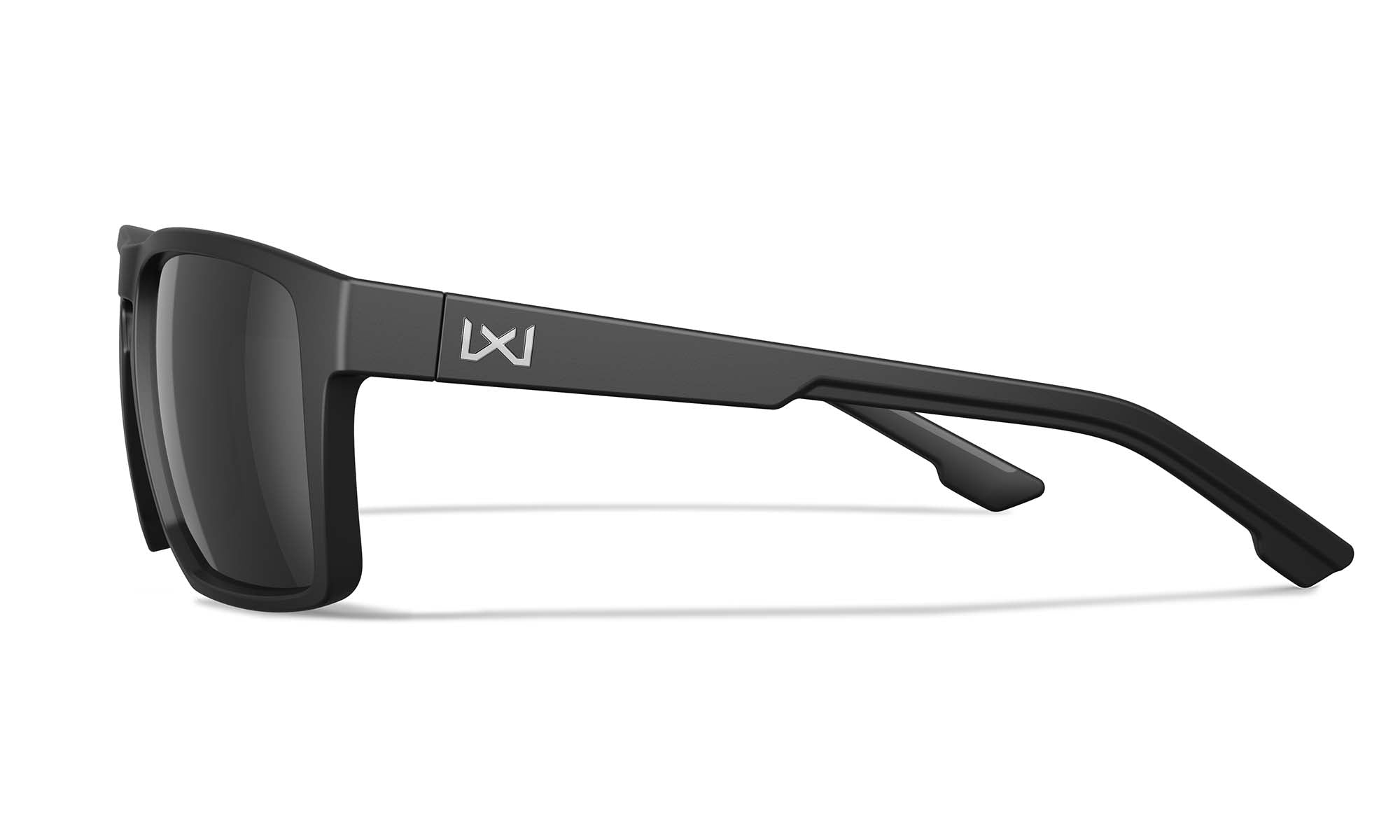 Wiley X WX FOUNDER — Captivate Polarized - Black Mirror - Grey, Matte Black
