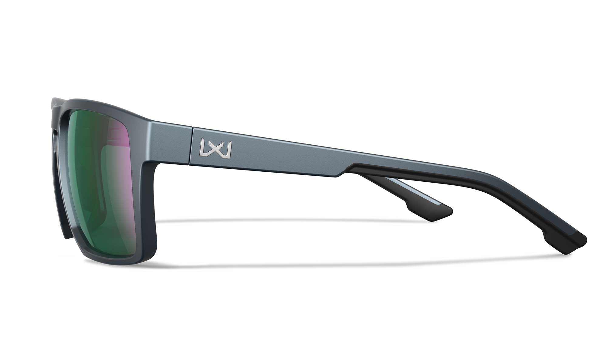 Wiley X WX FOUNDER — Captivate Polarized - Green Mirror - Amber, Matte Graphite