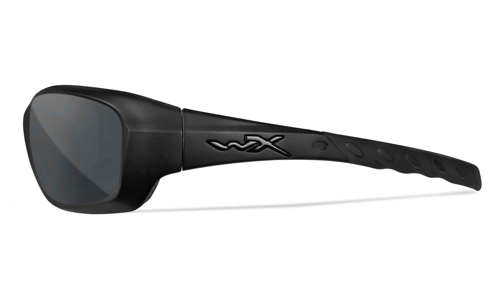 Wiley X WX GRAVITY — Captivate Polarized -  Grey, Black Ops - Matte Black