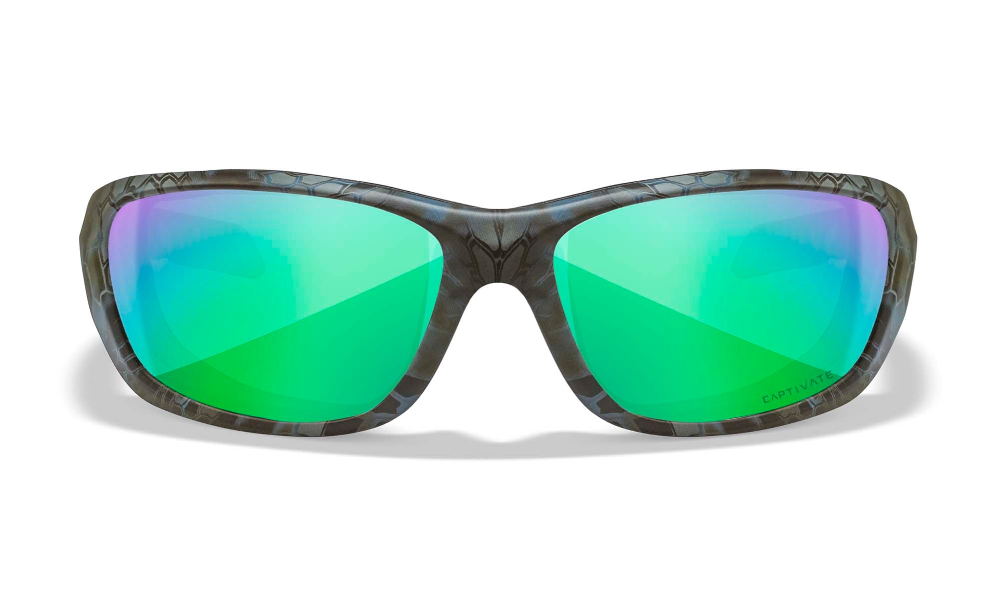 Wiley X WX GRAVITY — Captivate Polarized - Green Mirror - Amber, Kryptek Neptune