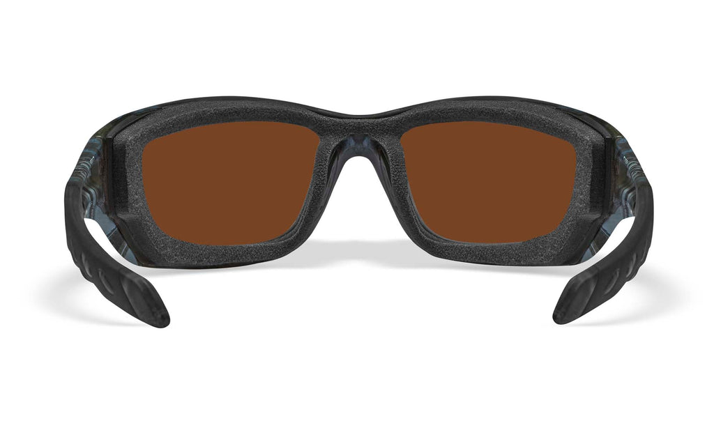 Wiley X WX GRAVITY — Captivate Polarized - Green Mirror - Amber, Kryptek Neptune