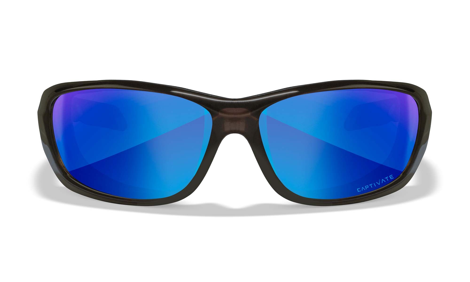 Wiley X WX GRAVITY — Captivate Polarized - Blue Mirror -  Grey, Black Crystal