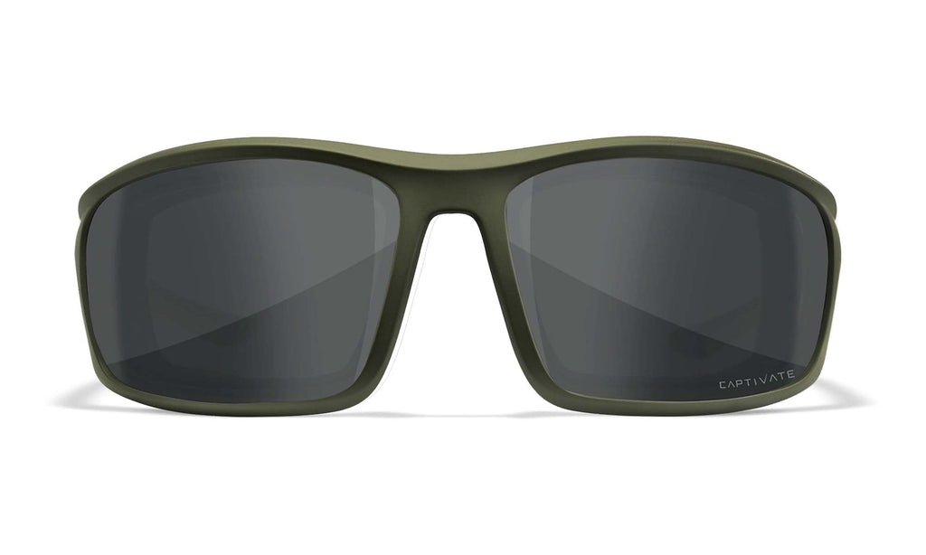 Wiley X WX GRID — Captivate Polarized -  Grey, Matte Utility Green