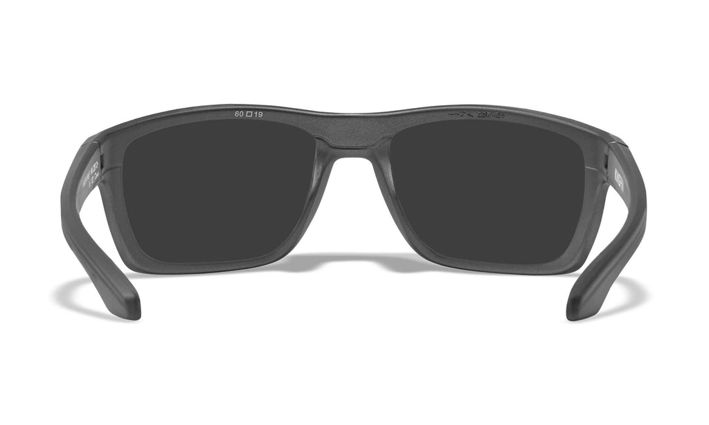 Wiley X WX KINGPIN — Captivate Polarized - Blue Mirror -  Grey, Matte Graphite