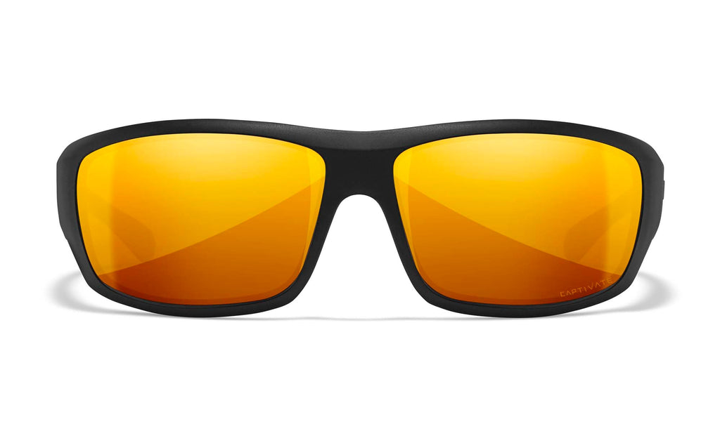 Wiley X WX OMEGA — Captivate Polarized - Bronze Mirror - Copper, Matte Black