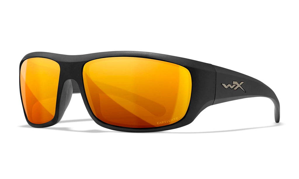 Wiley X WX OMEGA — Captivate Polarized - Bronze Mirror - Copper, Matte Black