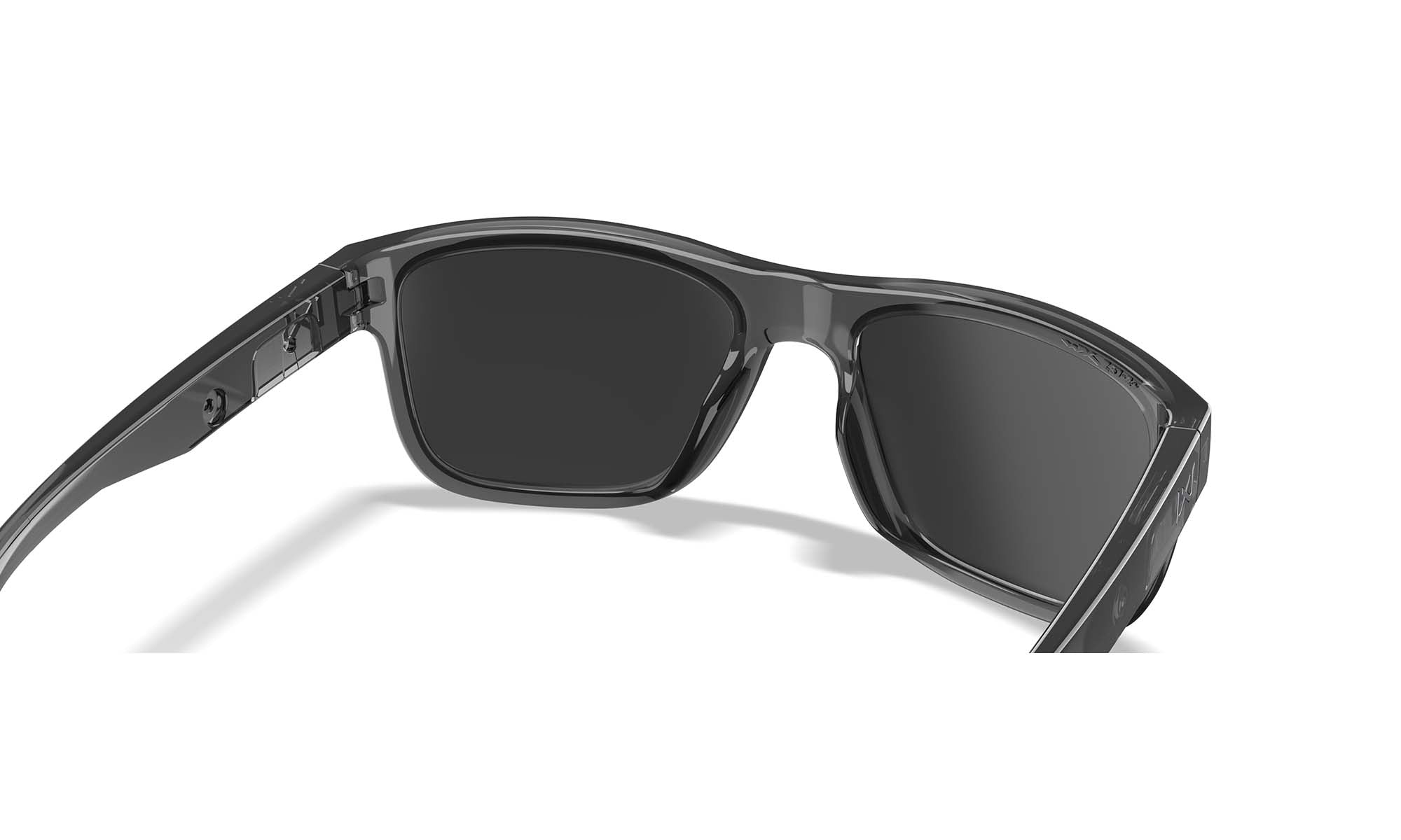 Wiley X WX OVATION — Captivate Polarized - Blue Mirror -  Grey, Gloss Crystal Dark Grey