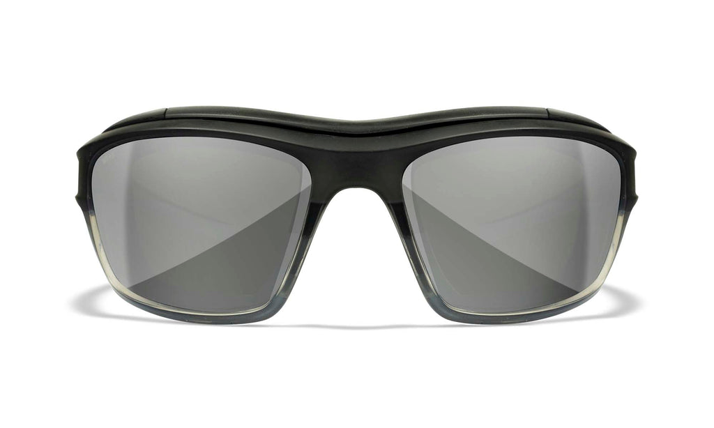 Wiley X WX OZONE — Silver Flash -  Grey, Matte Charcoal to Grey Fade