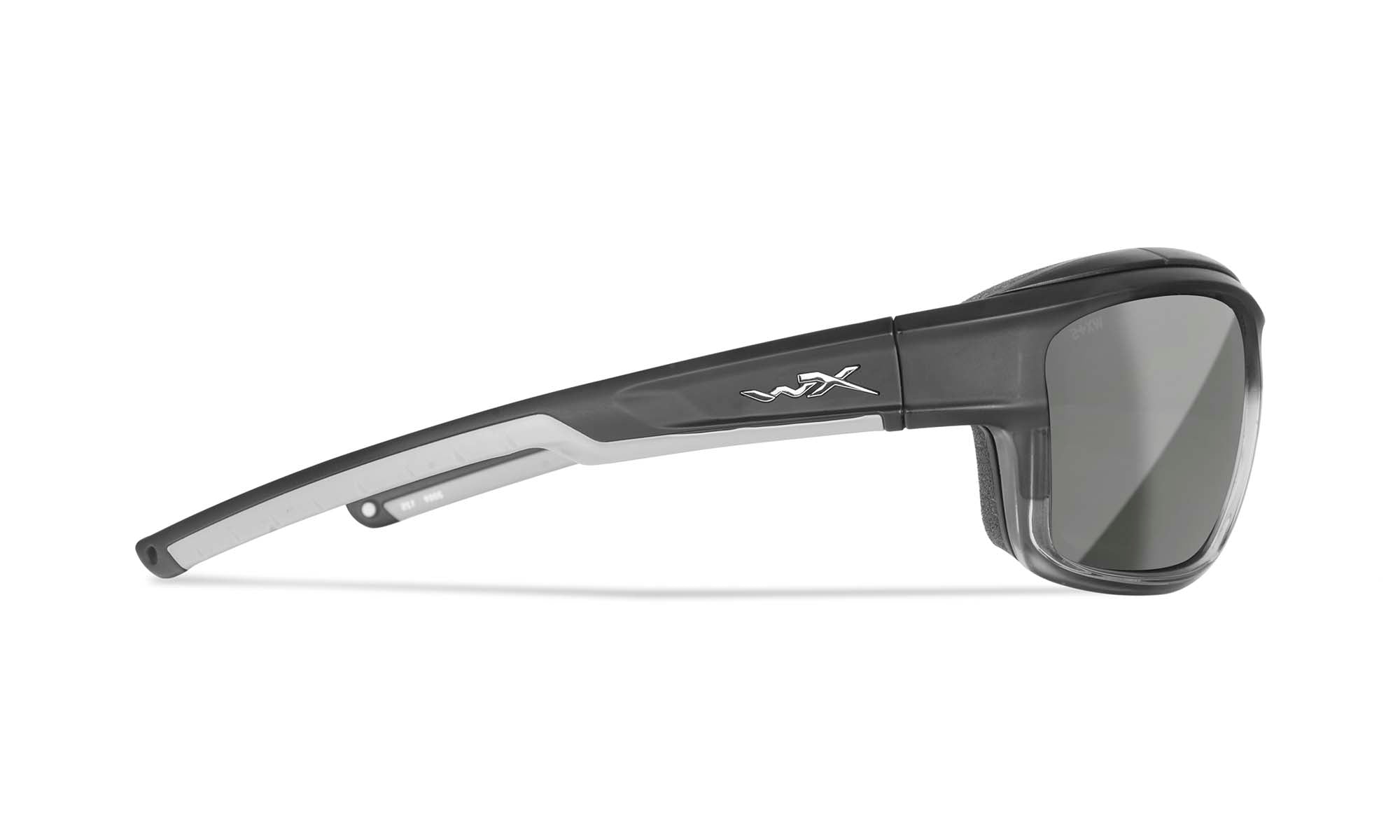 Wiley X WX OZONE — Silver Flash -  Grey, Matte Charcoal to Grey Fade