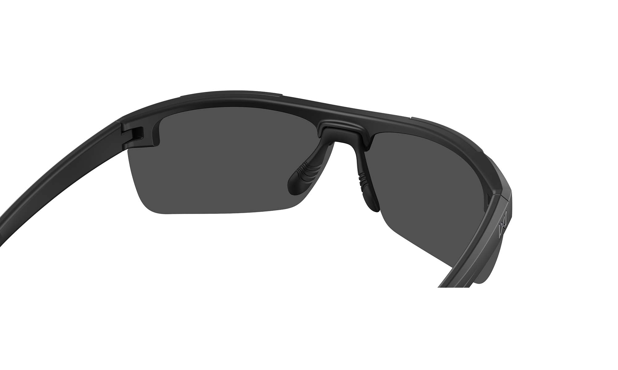 Wiley X WX PRIME — Captivate Polarized - Black Mirror - Grau, Mattschwarz