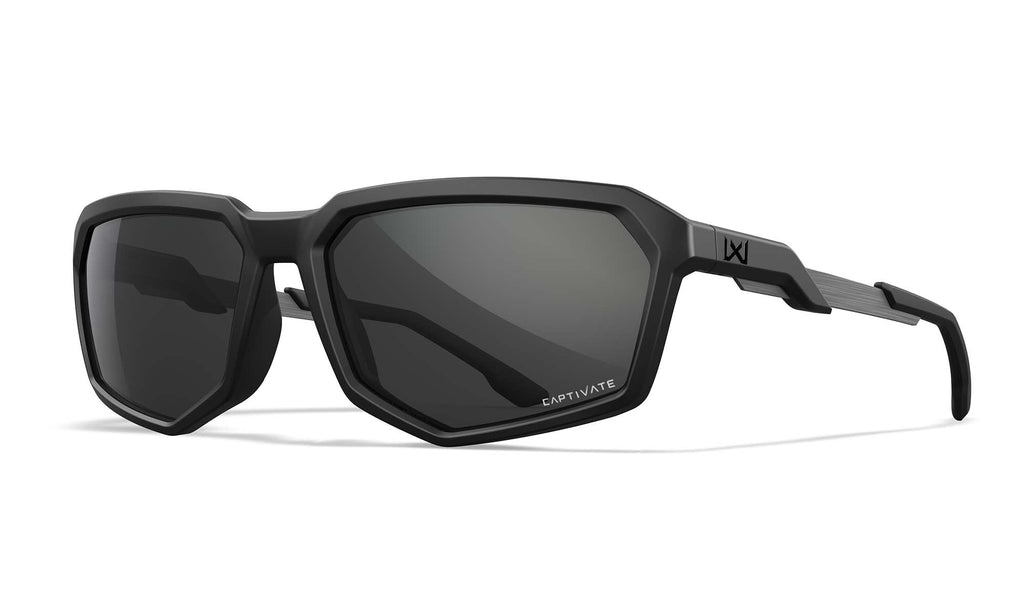 Wiley X WX RECON — Captivate Grey, Black Ops - Matte Black