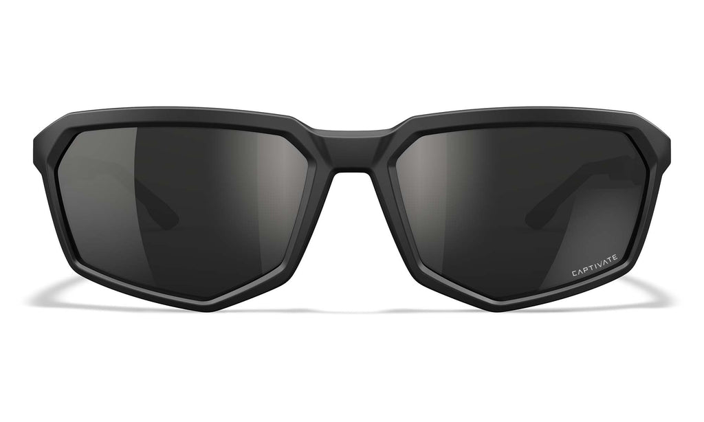 Wiley X WX RECON — Captivate Polarized - Black Mirror - Grey, Matte Black