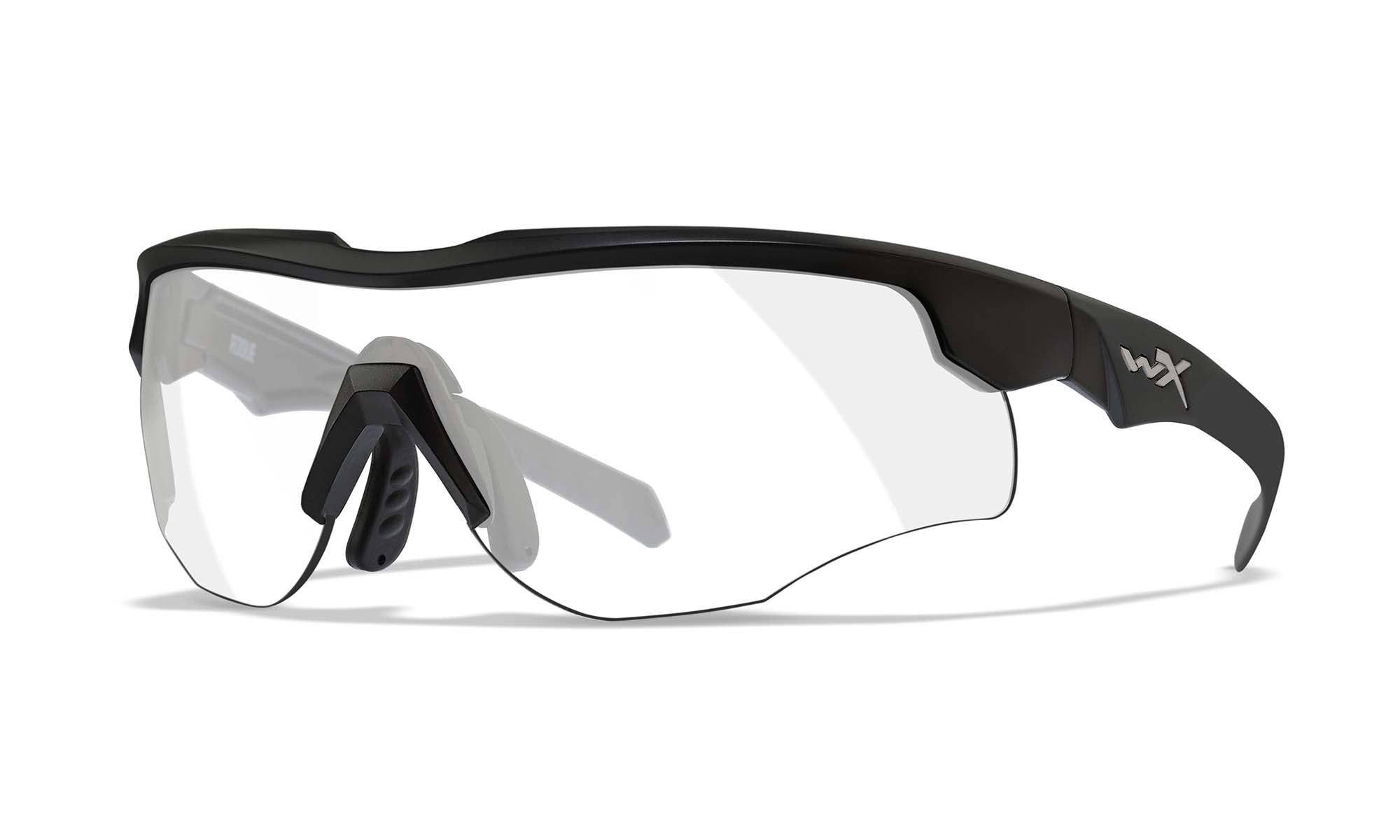 Wiley X WX ROGUE COMM. — Grey + Clear + Light Rust, Matte Black