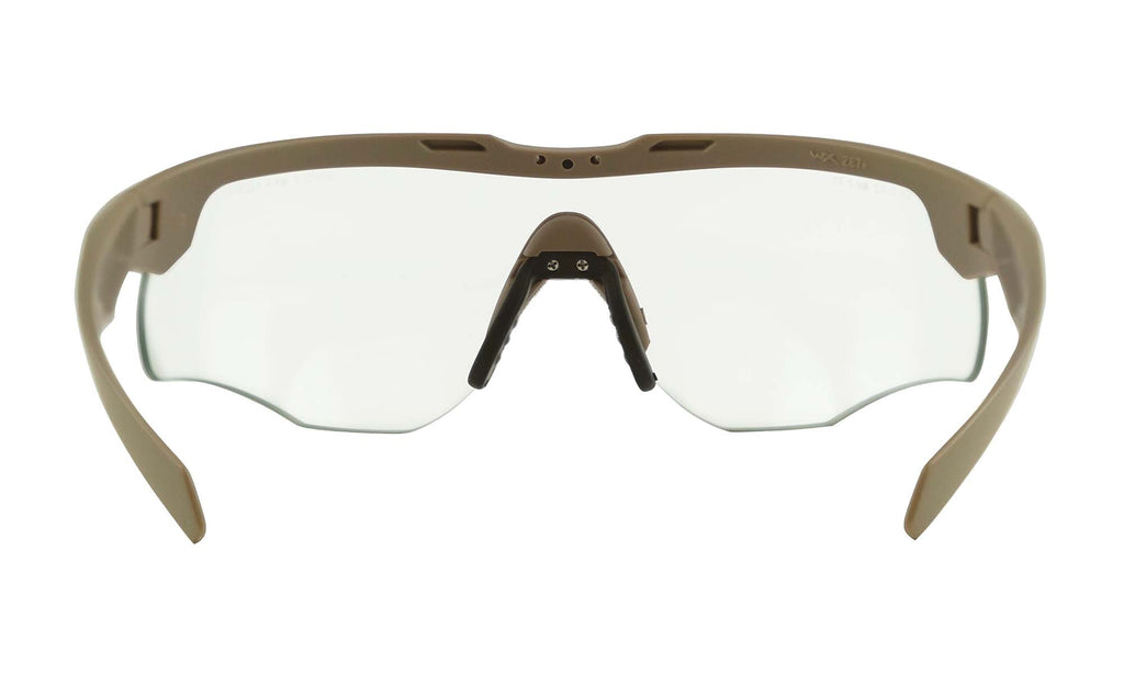 Wiley X WX ROGUE COMM. — Grey + Clear + Light Rust, Matte Tan