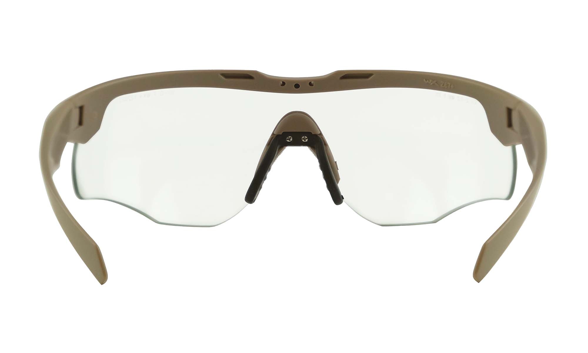 Wiley X WX ROGUE COMM. — Grey + Clear + Light Rust, Matte Tan