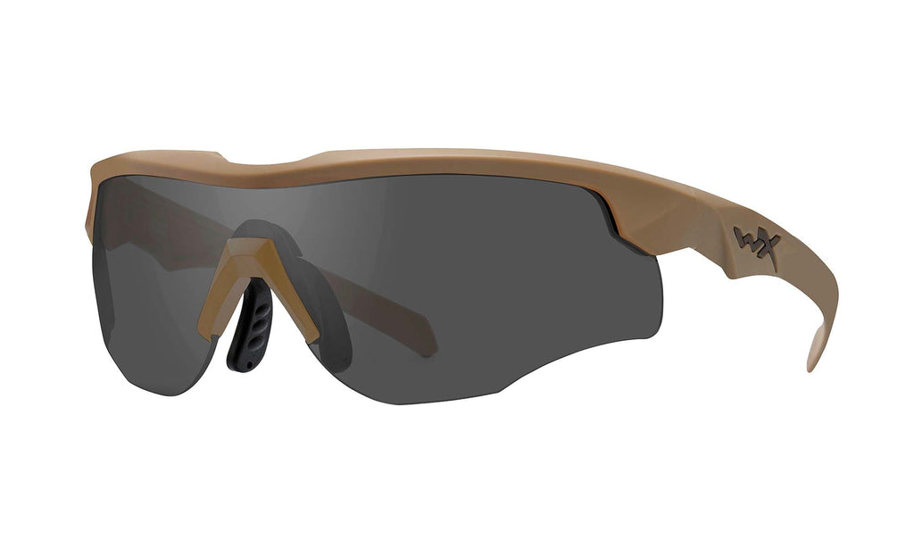 Wiley X WX ROGUE COMM. — Grey + Clear + Light Rust, Matte Tan