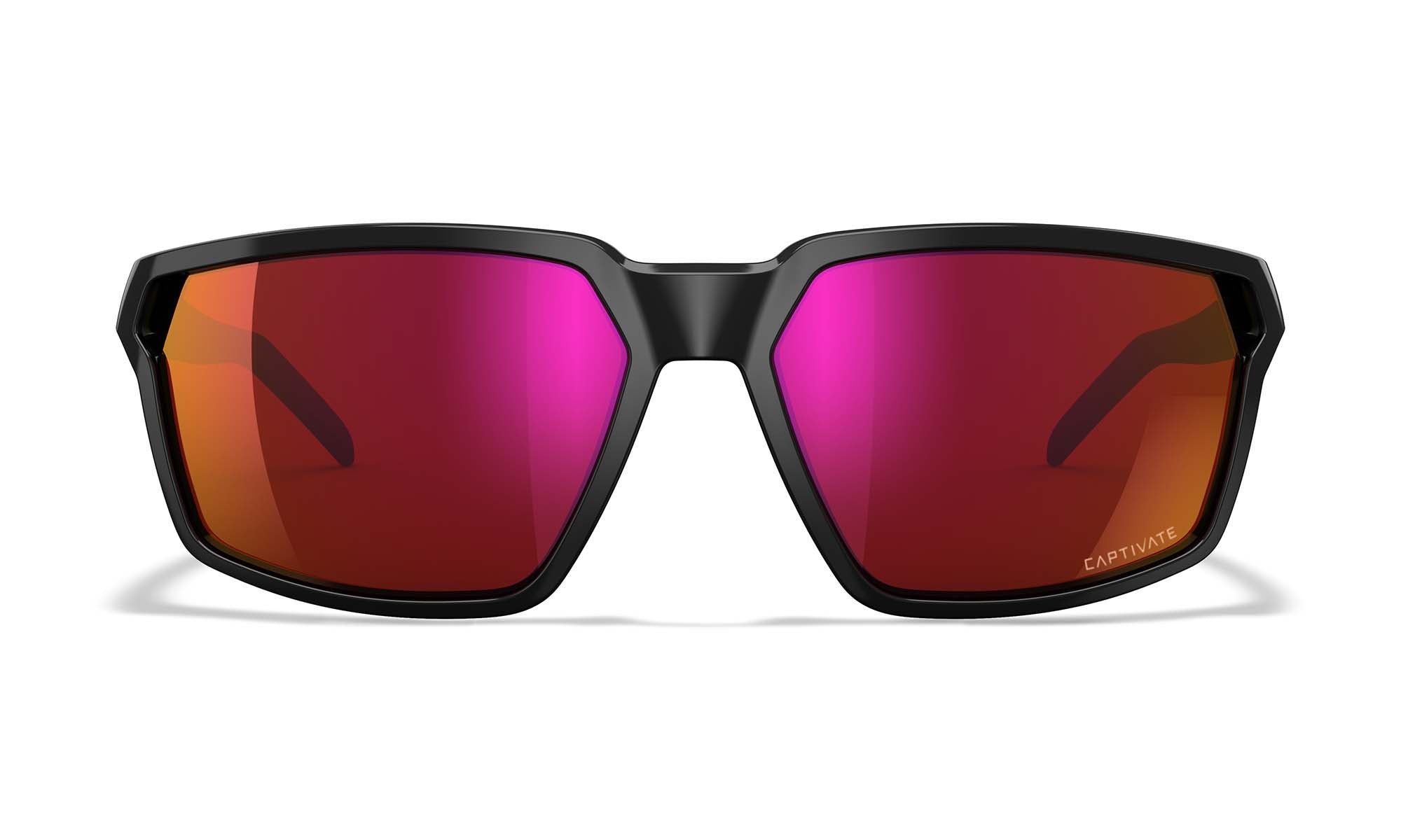 Wiley X WX SIERRA — Captivate - Red Mirror - Grey, Gloss Black