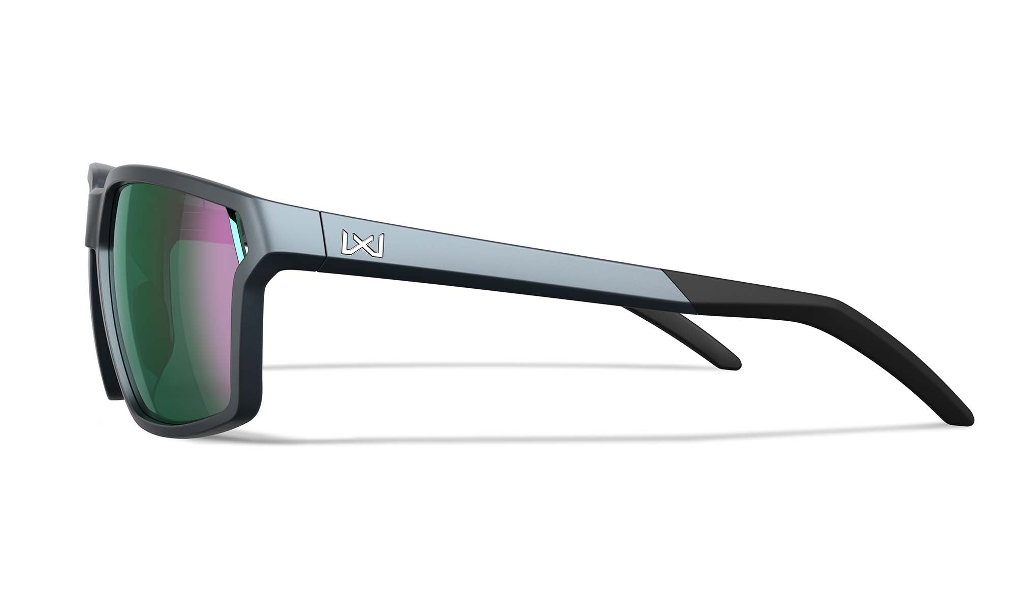 Wiley X WX SIERRA — Captivate Polarized - Green Mirror - Amber, Matte Graphite