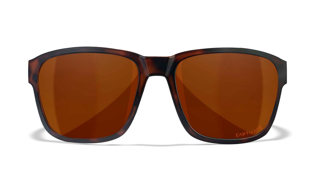 Wiley X WX TREK — Captivate Polarized - Copper, Matte Havana Brown
