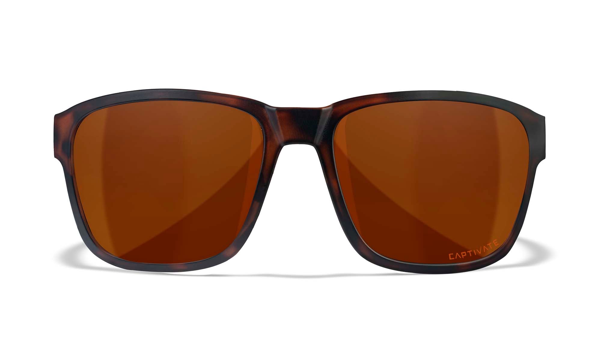 Wiley X WX TREK — Captivate Polarized - Copper, Matte Havana Brown