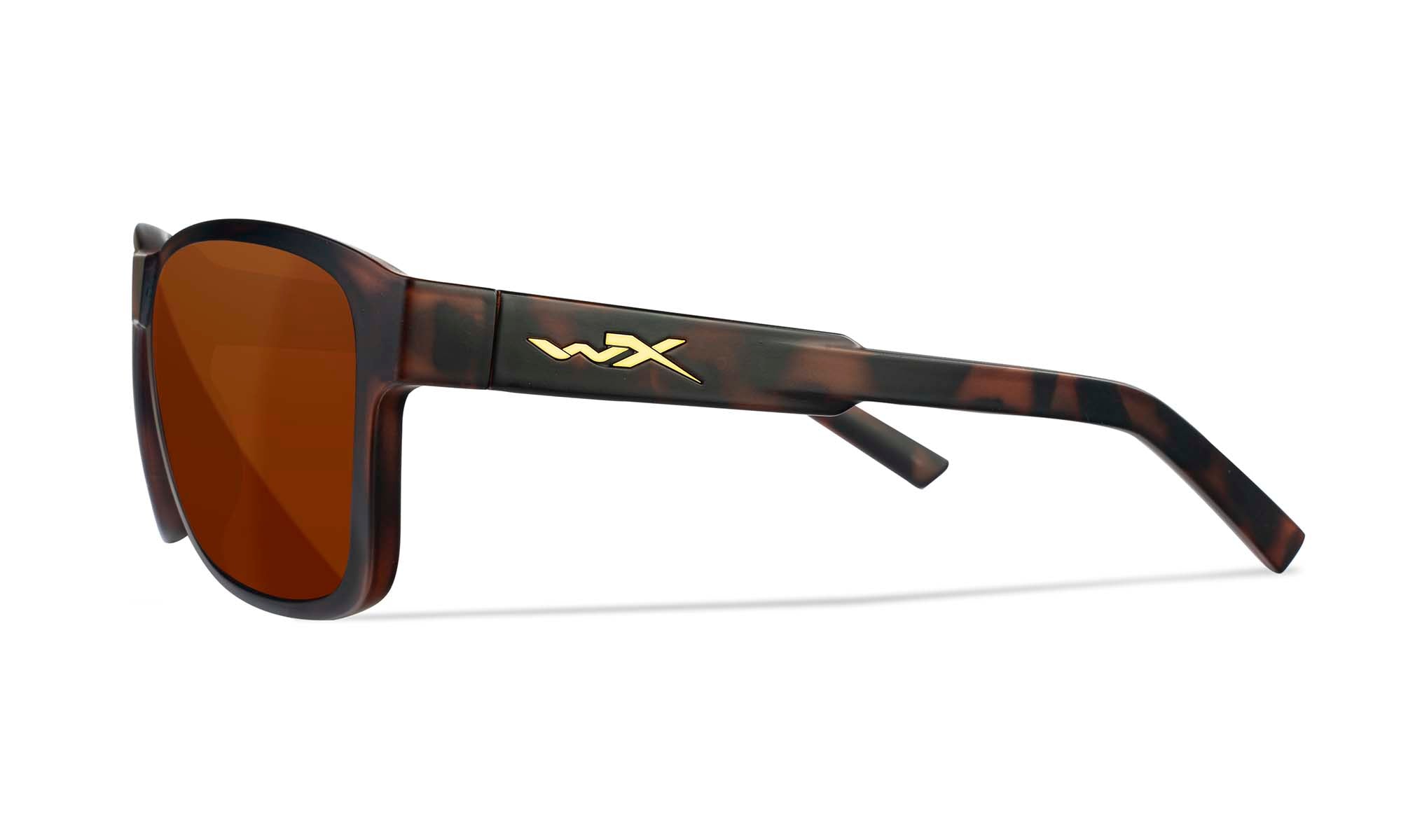 Wiley X WX TREK — Captivate Polarized - Copper, Matte Havana Brown