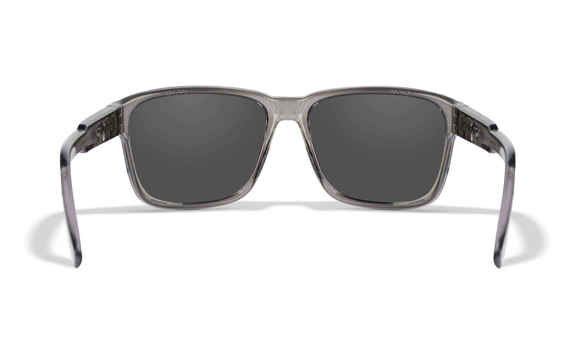 Wiley X WX TREK — Captivate Polarized - Blue Mirror -  Grey, Gloss Crystal Dark Grey
