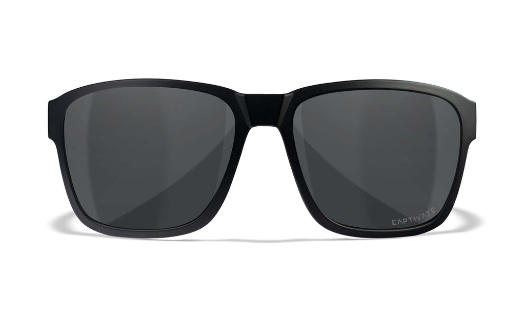 Wiley X WX TREK — Captivate Polarized - Grau, Mattschwarz