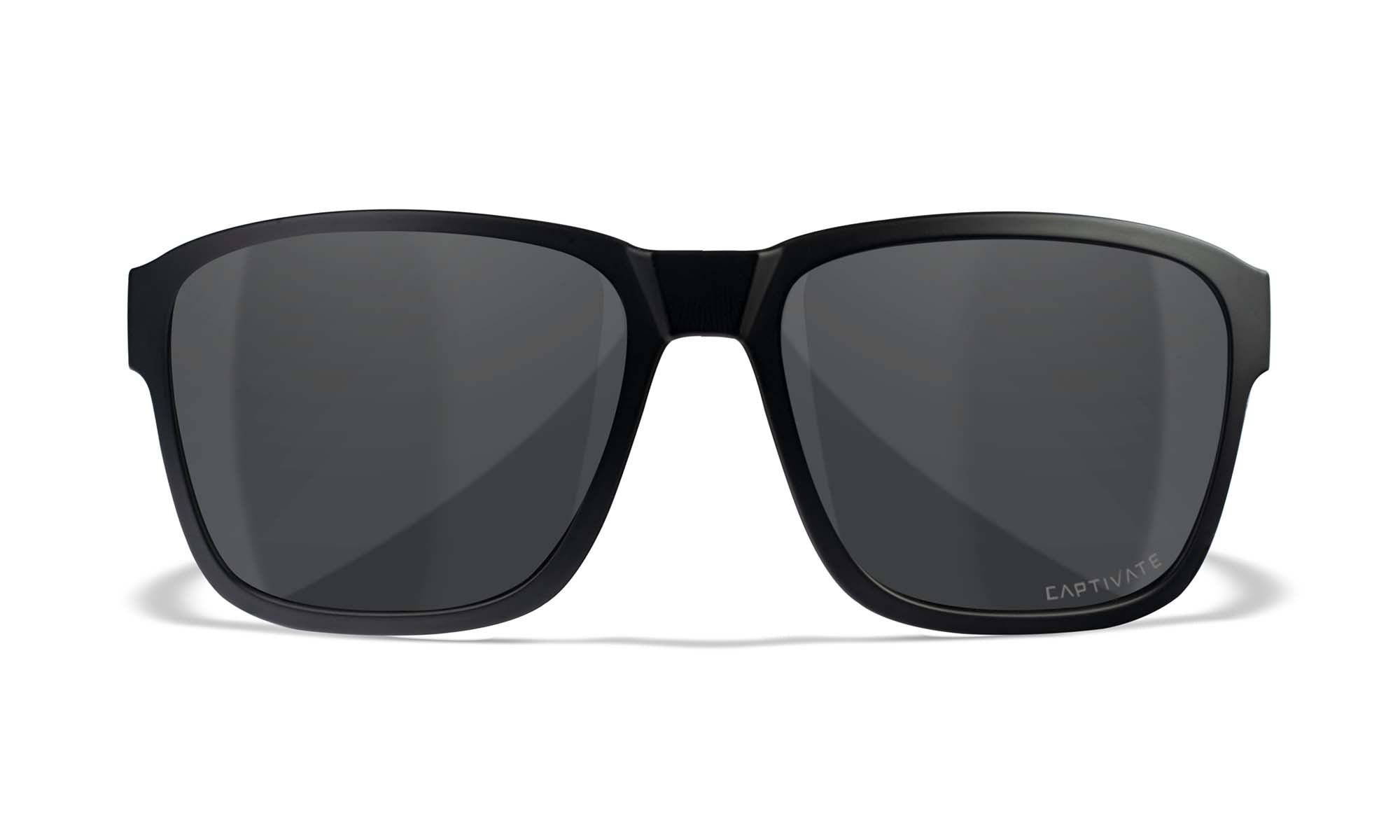 Wiley X WX TREK — Captivate Polarized - Grau, Mattschwarz