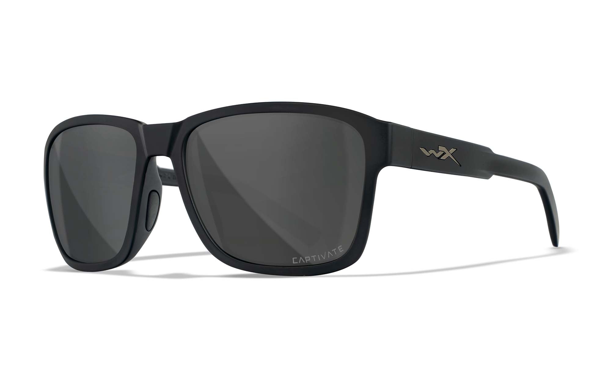 Wiley X WX TREK — Captivate Polarized - Grau, Mattschwarz