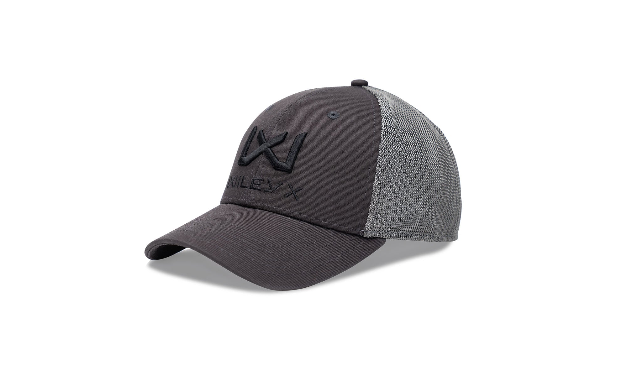 Wiley X Trucker Cap - Dark Grey w Black WX/Wiley X