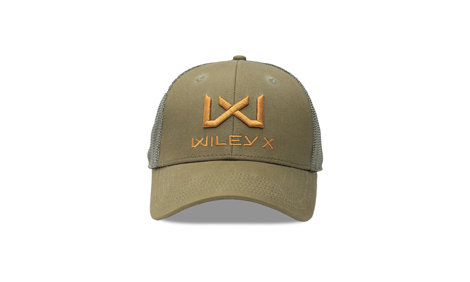 Wiley X Trucker Cap Olive Green w Tan WX/Wiley X