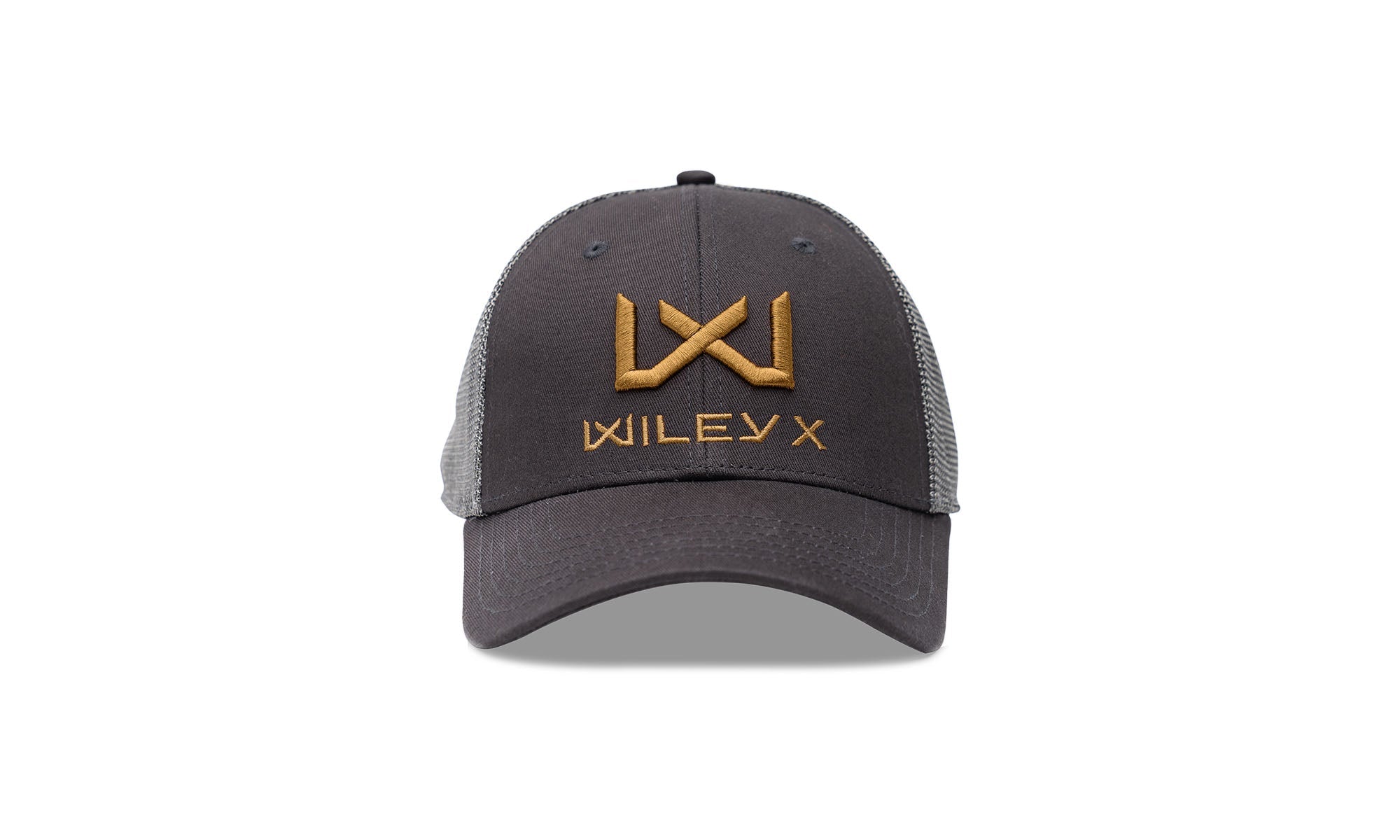 Wiley X Trucker Cap Dunkelgrau mit beigem WX/Wiley X