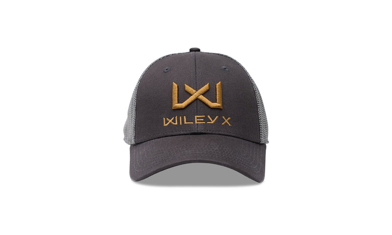 Wiley X Trucker Cap Dark Grey w Tan WX/Wiley X