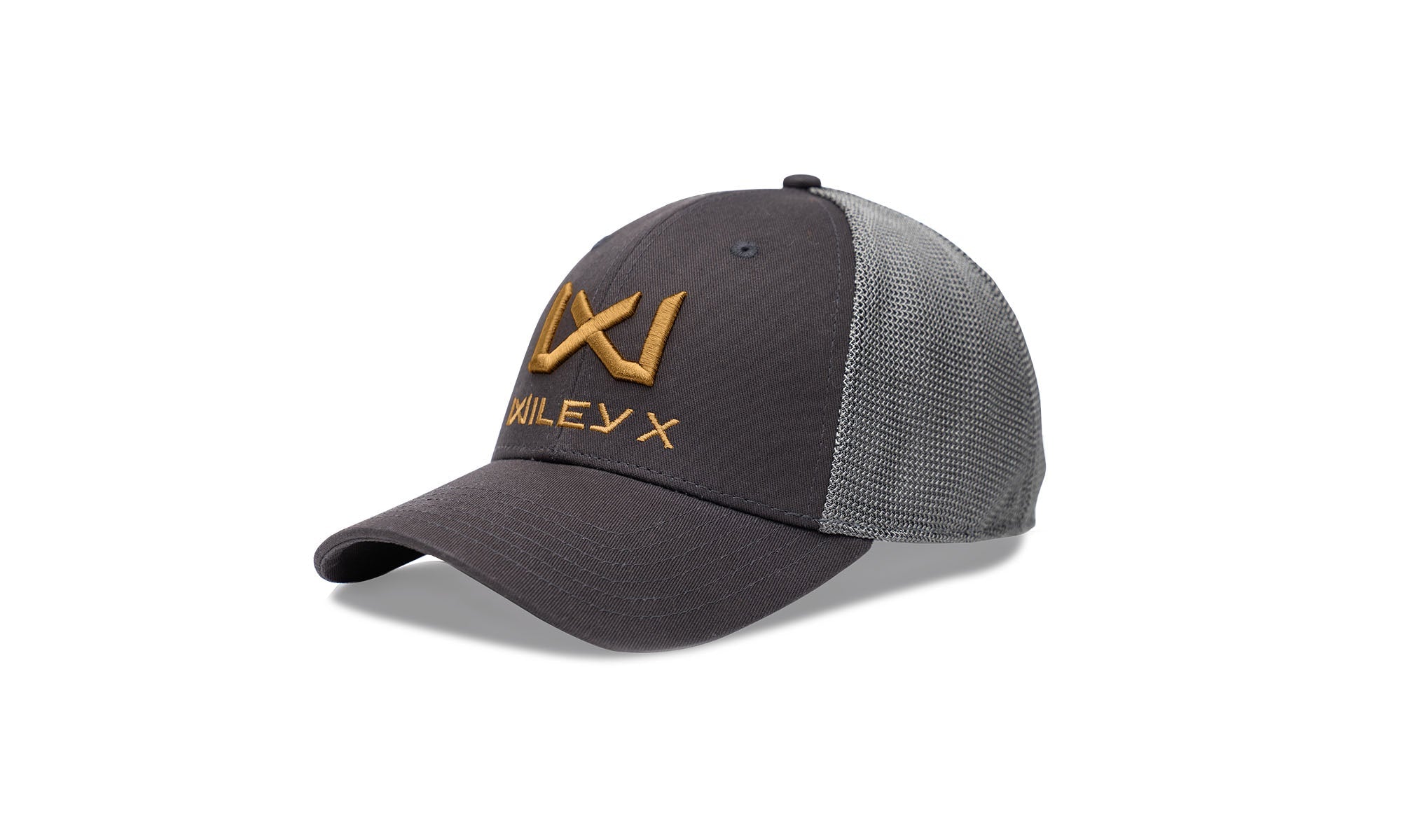 Wiley X Trucker Cap Dunkelgrau mit beigem WX/Wiley X