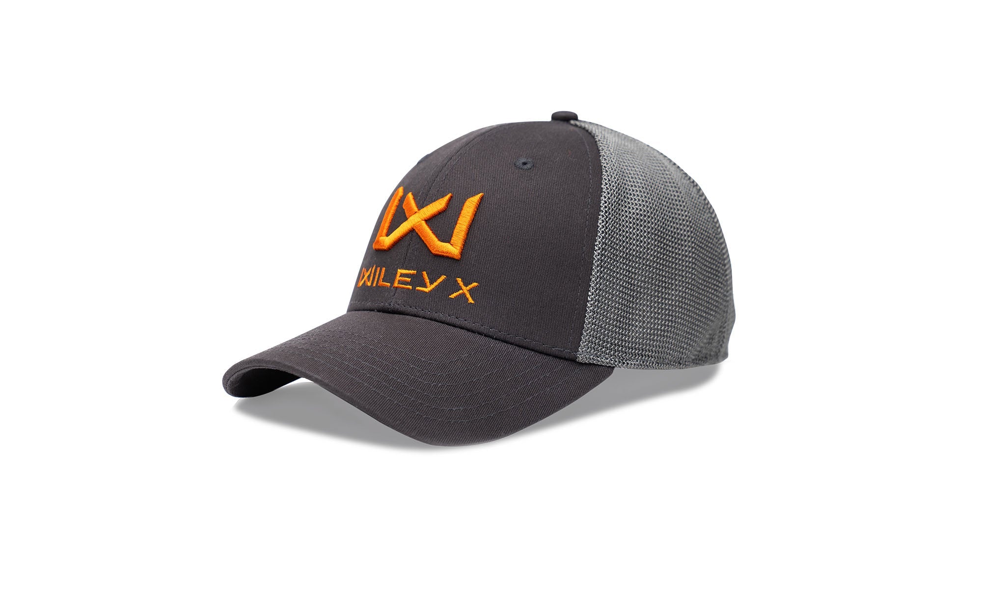 Wiley X Trucker Cap Dark Grey w Orange WX/Wiley X