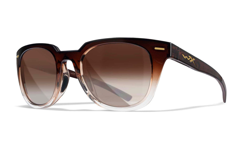 Wiley X WX ULTRA — Brown Gradient, Gloss Crystal Brown Fade